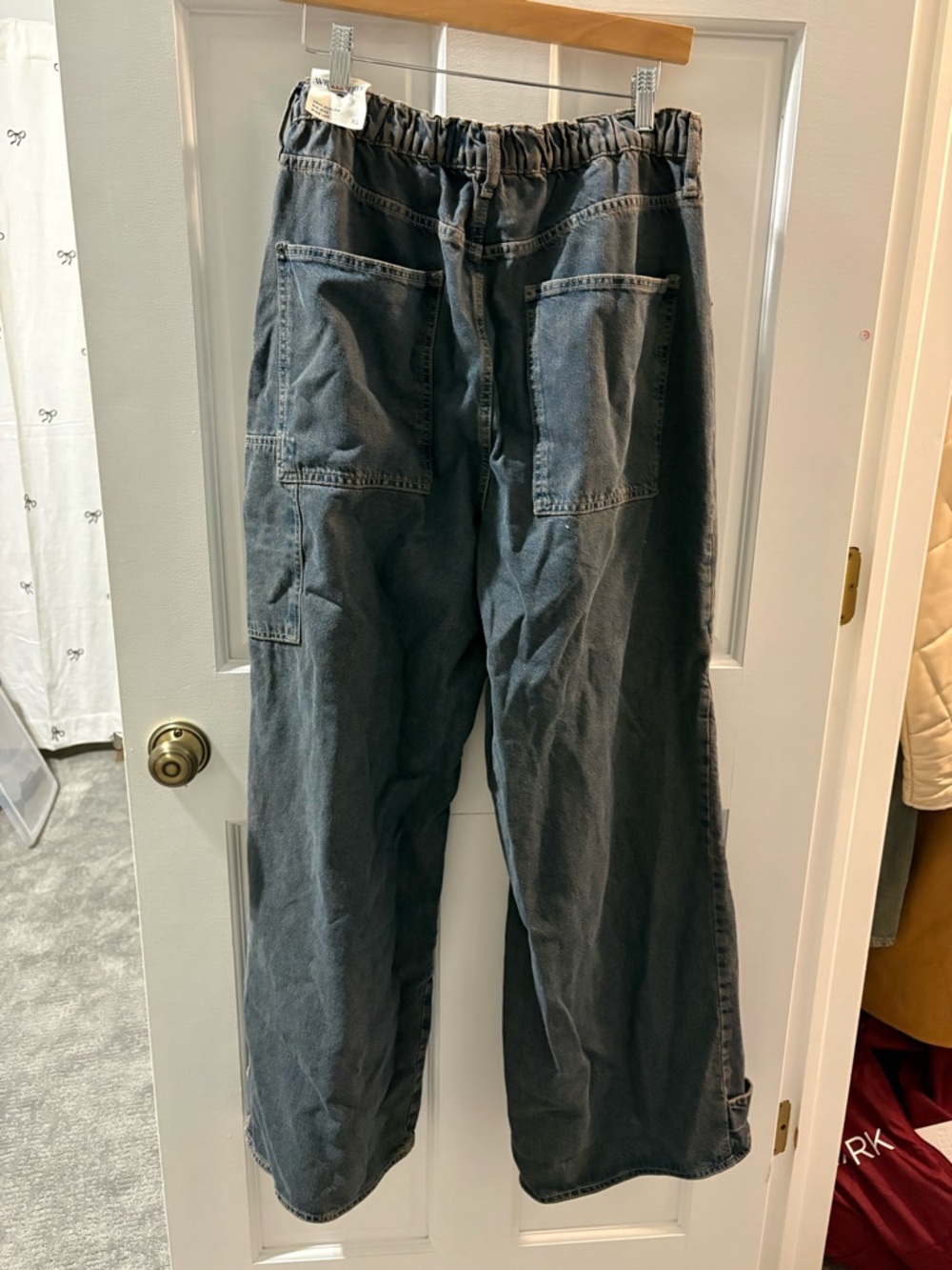 Free people crvy wide leg jeans NWOT XL - Picture 4 of 4